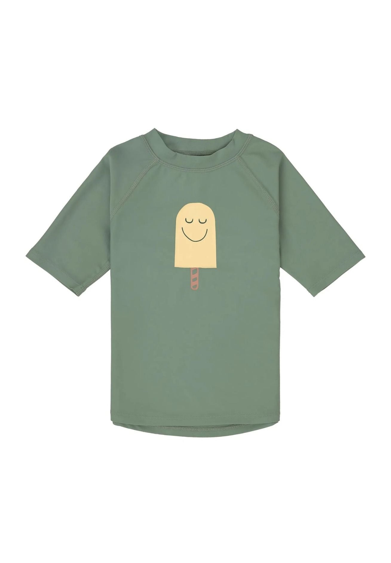 Lässig UV Shirt kurzarm unisex Eis gruen