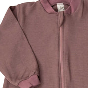 Lilano Ganzjahres Schlafsack mit Fuß Wolle Seide mauve