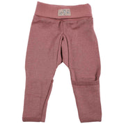 Lilano Baby Wolle Seide Hose Nabelbund mit Beinumschlag mauve