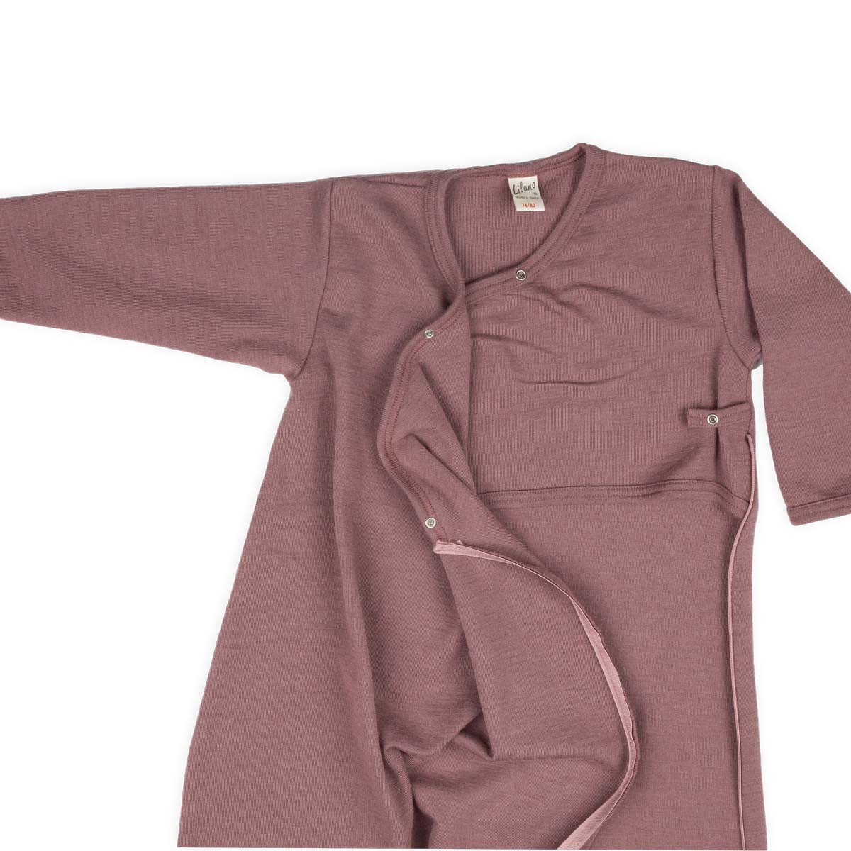 lilano schlafsack schurwolle Lilano Baby Ganzjahres Schlafsack Wolle Seide mauve – coucou natur