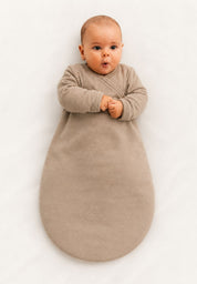 Lilano Baby Schlafsack Wollfrottee sand