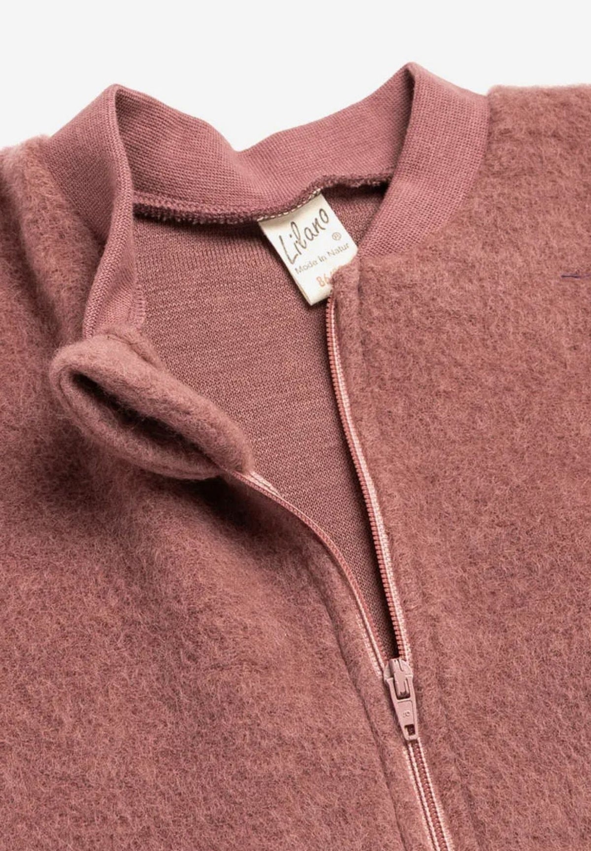 Lilano Ganzjahres Schlafsack mit Füßen Schurwollfrottee mauve