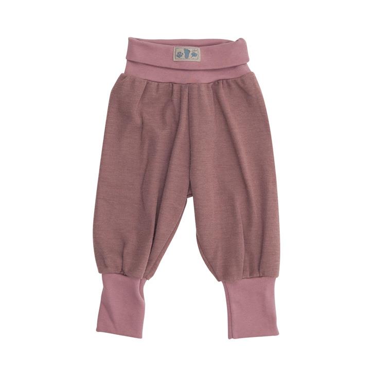 Lilano mitwachsende Nabelbundhose Wolle Seide Hose mauve