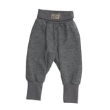 Lilano mitwachsende Nabelbundhose Wolle Seide Hose grau