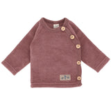 Lilano Wollfrottee Kimono mauve