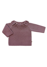 Lille Toni Merino mitwachsender Pullover "Greta" in mauve