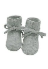 Lille Toni Merino Babyschuhe "Toni" in dusty sage