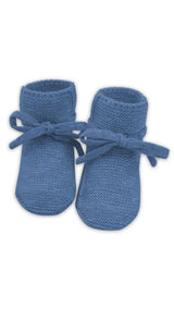 Lille Toni Merino Babyschuhe "Toni" in blue