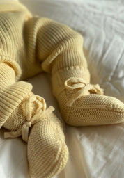 Lille Toni Merino Babyschuhe "Toni" in buttermilk