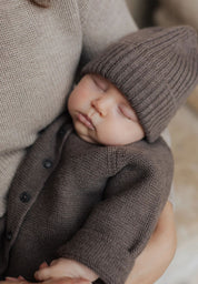 Lille Toni Merino Jäckchen "Emil" mitwachsend 0-2 Jahre in toffee