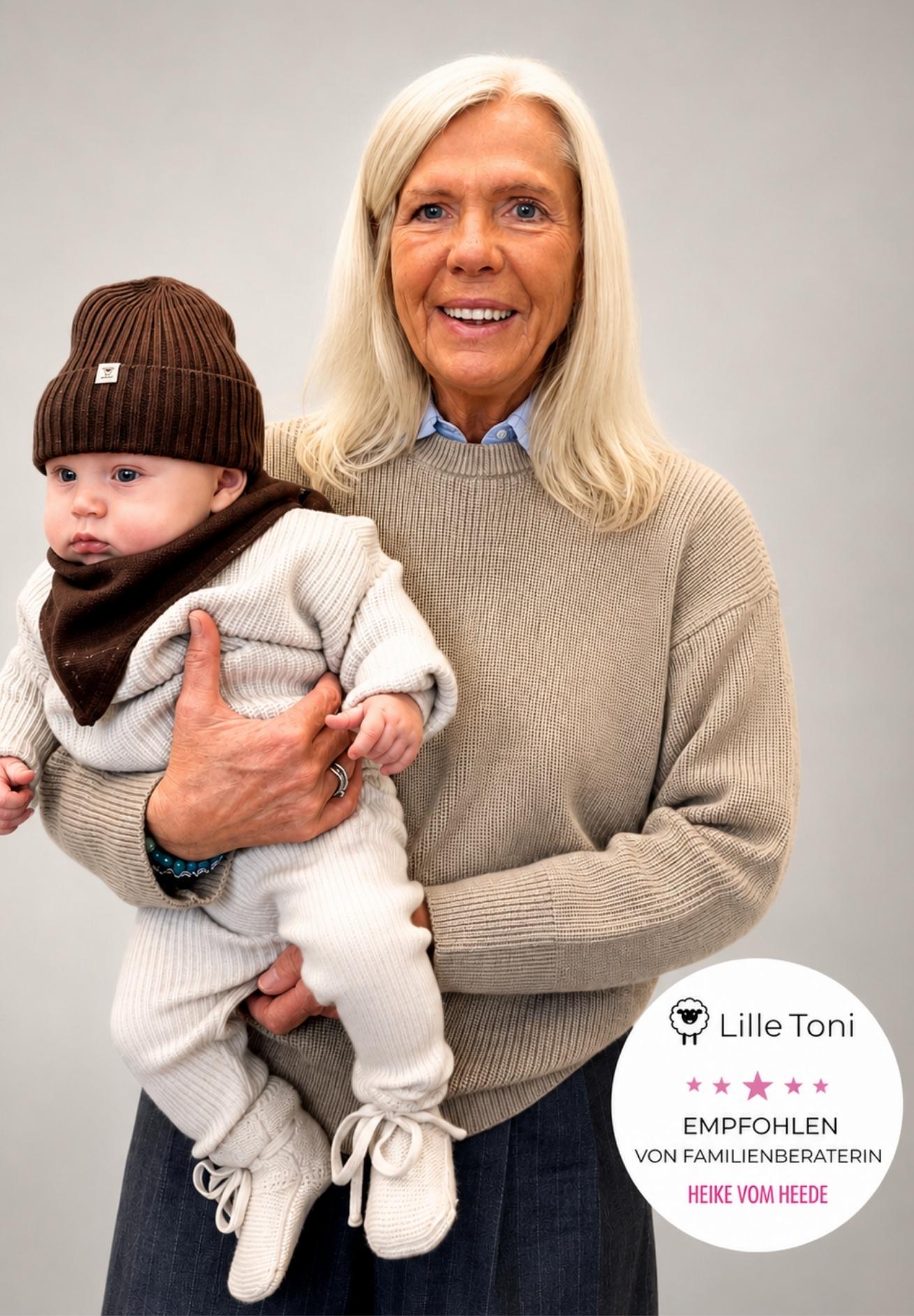 Lille Toni Merino Mütze "Emma" bordeaux 0-3 Jahre