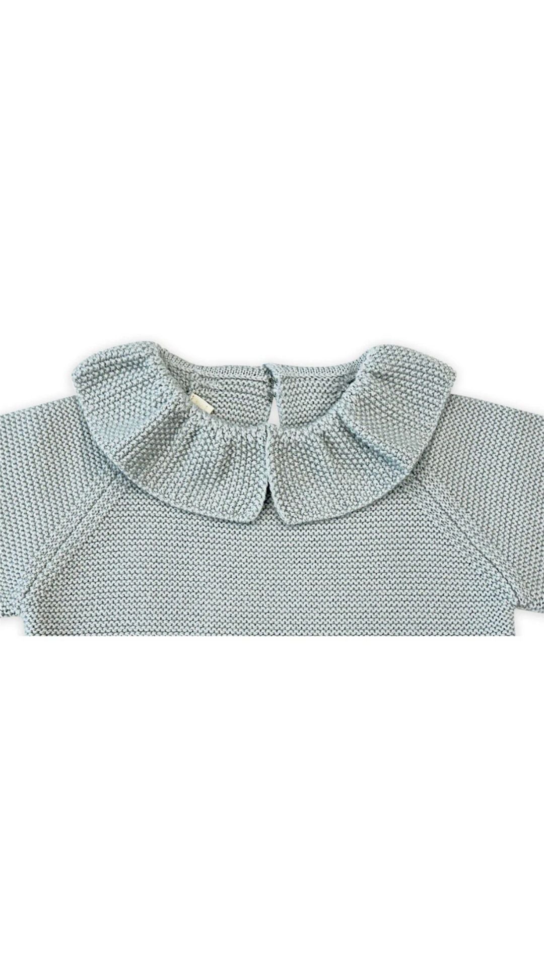 Lille Toni Merino mitwachsender Pullover "Greta" in dusty sage