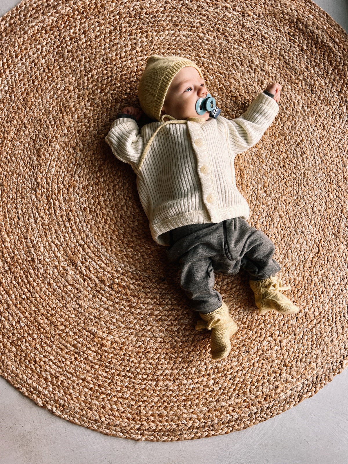 Joha Merino Woll Cardigan natur