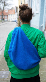 Lukkily Mombag Wickeltasche Teddy cobalt