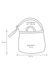 Lukkily Mombag Wickeltasche Nylon Tote Bag black