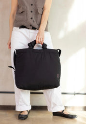 Lukkily Mombag Wickeltasche Nylon Tote Bag black