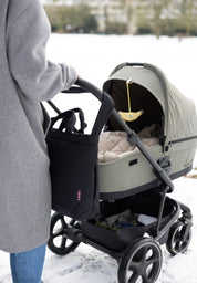 Lukkily Mombag Wickeltasche Nylon Tote Bag black
