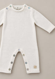 Maglificio di Verona Baby Strampler aus Merinowolle in versch. Farben