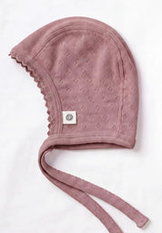 Merino Babymütze Pointelle versch. Farben