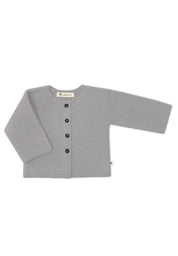 Lille Toni Merino Jäckchen "Emil" mitwachsend grey melange 0-2 Jahre