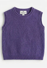 Gestrickter mitwachsender Merino-Pullunder in versch. Farben