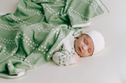 Micu Micu Newborn Strickset Biobaumwolle dots mint