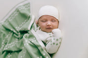 Micu Micu Newborn Strickset Biobaumwolle dots mint