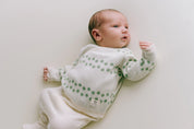 Micu Micu Newborn Strickset Biobaumwolle dots mint