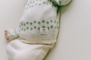Micu Micu Newborn Strickset Biobaumwolle dots mint