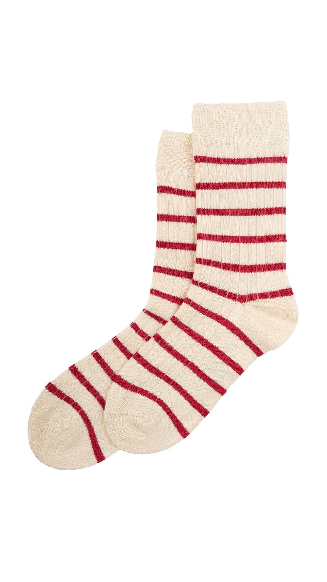 Minipop Bambus Socken stripe rot