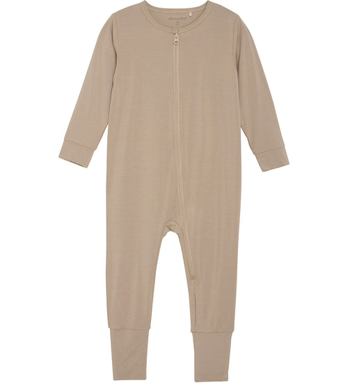 Minymo Bambus Viskose Einteiler taupe