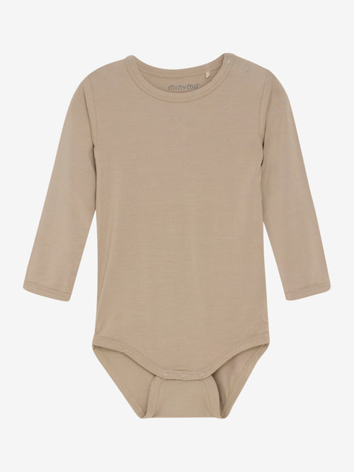 Minymo Bambus Viskose Body taupe