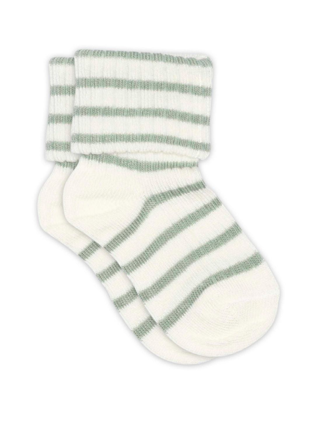 mp Bambus Socken Kallie in green stripe
