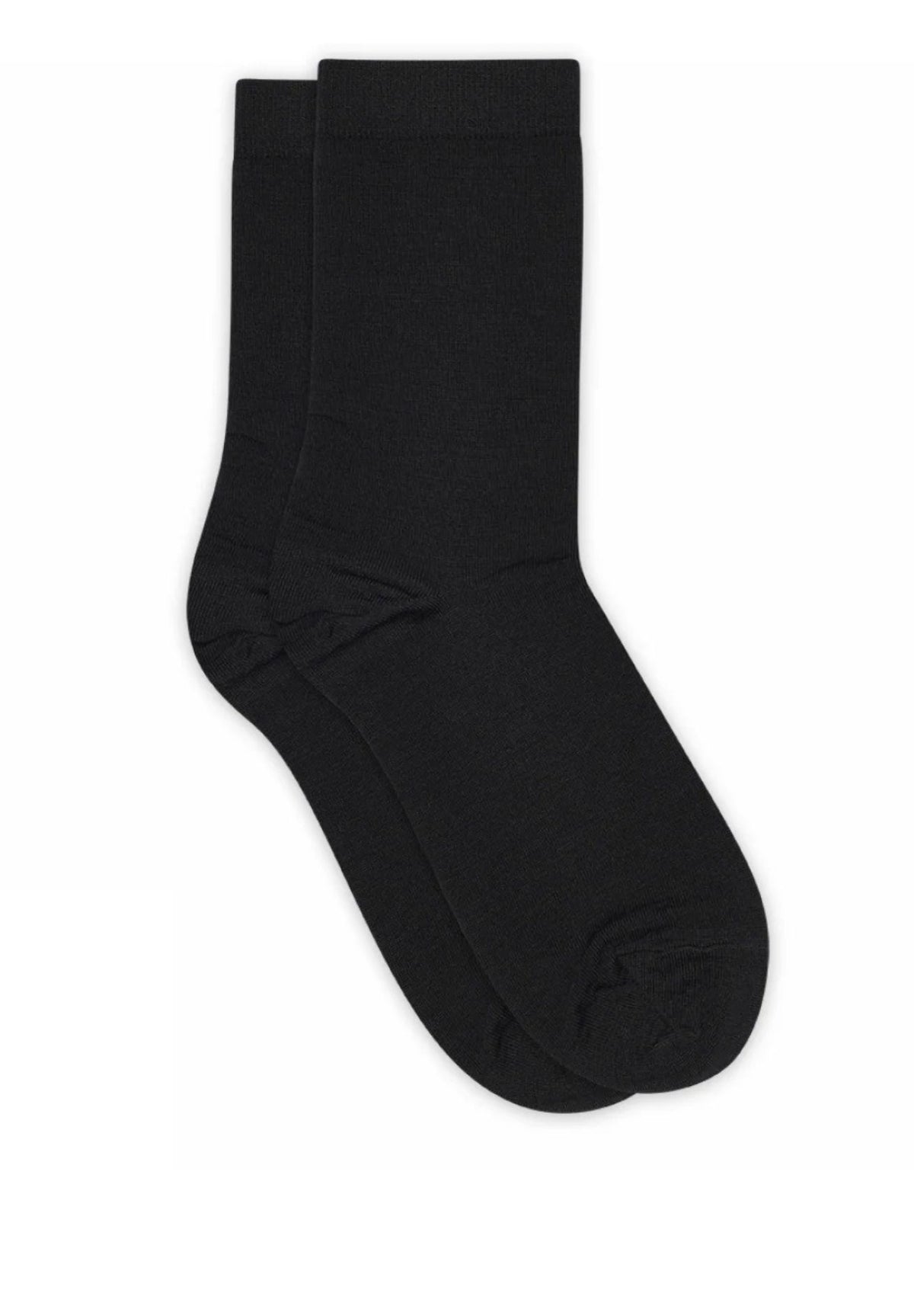 mp Denmark Damen Socke aus Wolle in schwarz