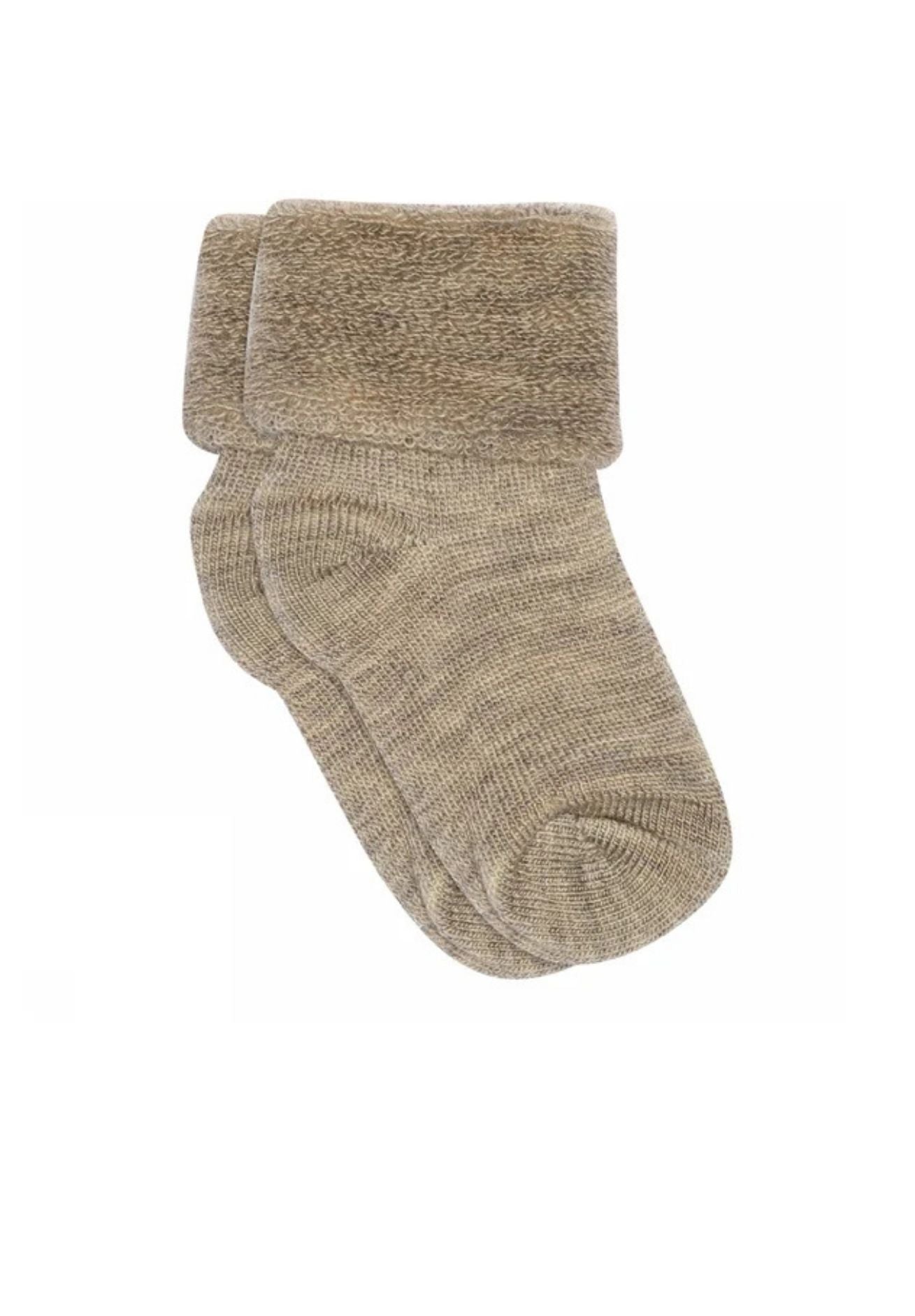 mp Merinosocke "light brown melange"