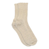 mp Bambus Glitzersocken "Celosia" MiniMe in ecru