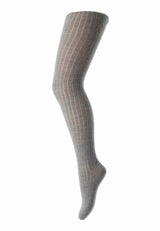 mp Merino Rip Strumpfhose grau melange