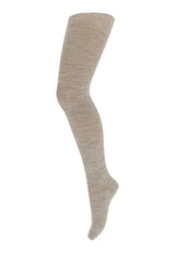 mp Merino Strumpfhose beige melange