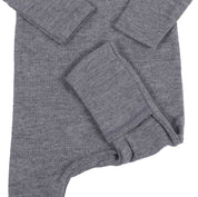 Lilano Baby Overall Wolle Seide grau