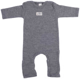 Lilano Baby Overall Wolle Seide grau