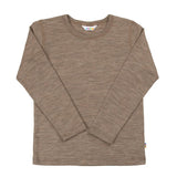 Joha Wolle Seide Kinder Longsleeve in sesam melange