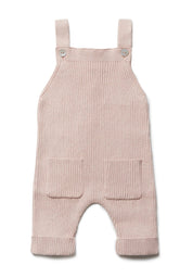 Puri organic mitwachsende Latzhose Rippenstrick aus Biobaumwolle Seide in verschiedenen Farben