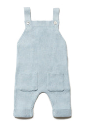 Puri organic mitwachsende Latzhose Rippenstrick aus Biobaumwolle Seide in verschiedenen Farben