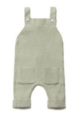 Puri organic mitwachsende Latzhose Rippenstrick aus Biobaumwolle Seide in verschiedenen Farben