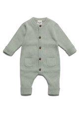 Puri organic mitwachsender Woll Baby-Strickoverall versch. Farben