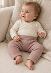 Puri Organic mitwachsende Woll Rippenstrick Leggings verschiedene Farben