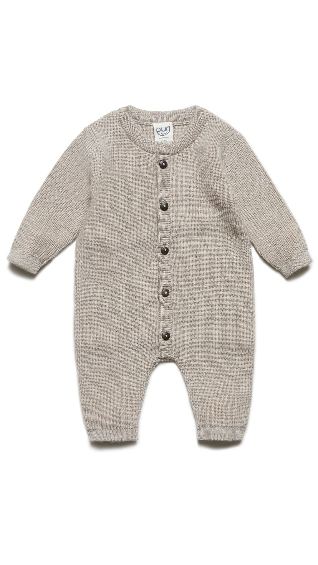 Puri Organic mitwachsender Merino Strampler in verschied. Farben
