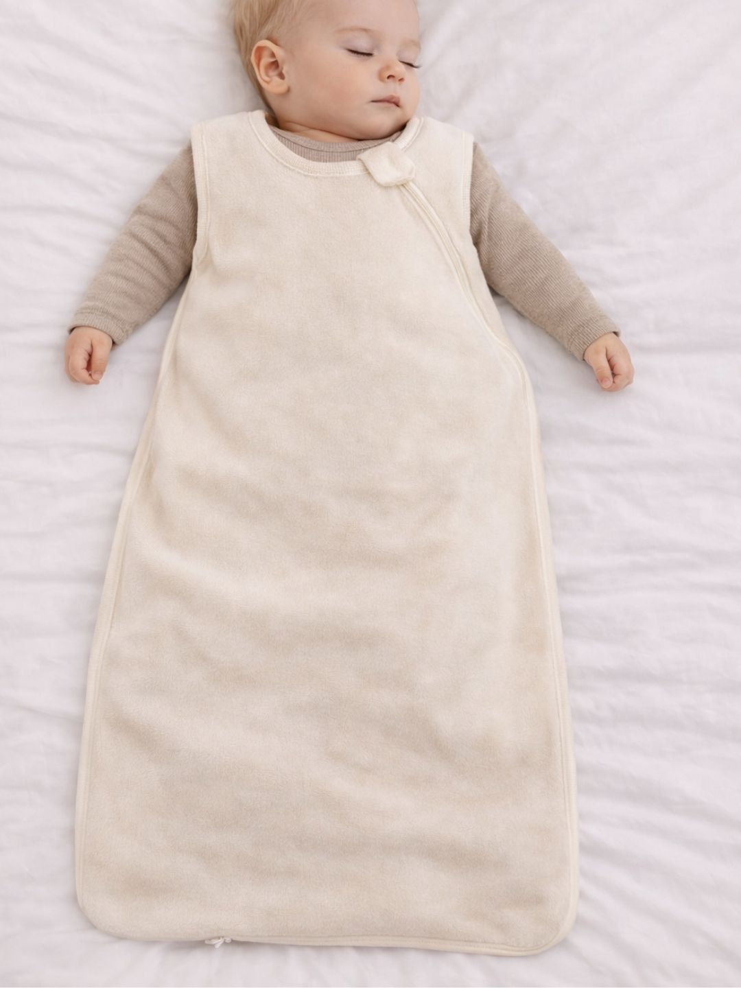 ab wann baby ohne schlafsack Reiff Bio Baby Ganzjahres Schlafsack Wollfrottee natur ohne Arm – coucou natur