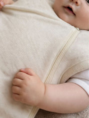 Reiff Bio Baby Schlafsack Wolle Seide Ganzjahresschlafsack ohne Arm in natur