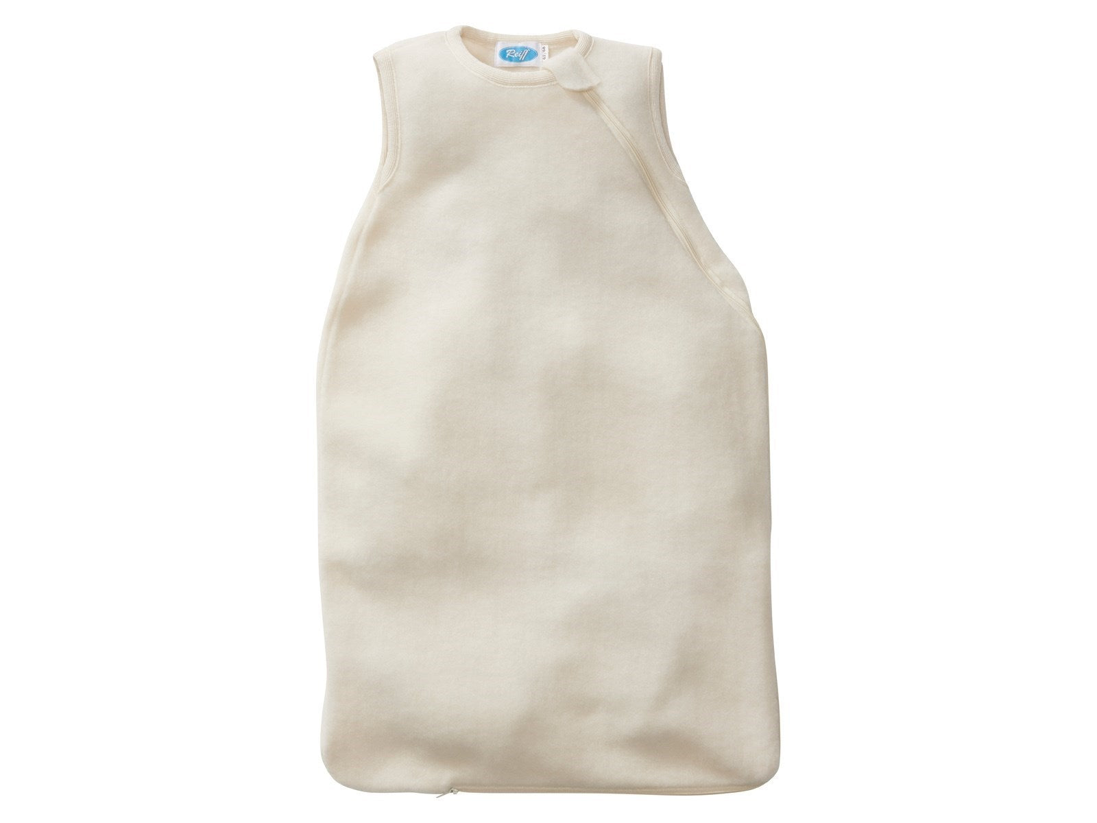 Reiff Bio Baby Ganzjahres Schlafsack Wollfrottee natur ohne Arm – coucou natur